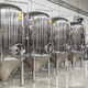 Brewery fermentation tanks, where yeast do their work.